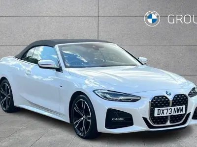 Used BMW 420 Cabriolet M Sport 181 HP (133 kW) 2023 White Cabriolet