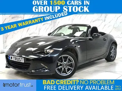 Used Mazda MX5 132 HP (97 kW) 2019 Black Cabriolet