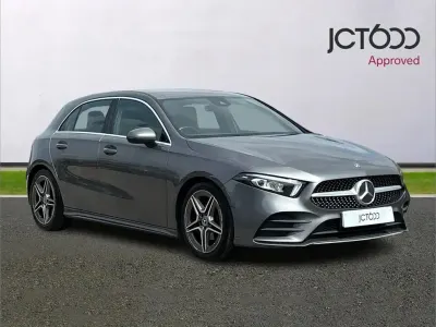 Used Mercedes A200 AMG line 161 HP (118 kW) 2018 Grey Hatchback