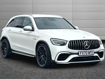 Used Mercedes GLC63 AMG 476 HP (350 kW) 2020 Diamond white bright Estate
