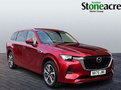 Red Used 2025 Mazda CX-80 Takumi-Line SUV | £46,965 (Fair price)