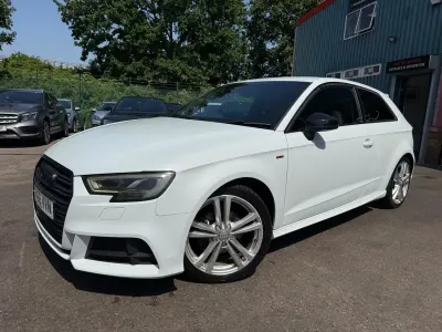 Used Audi A3 S-Line 2016 White Hatchback