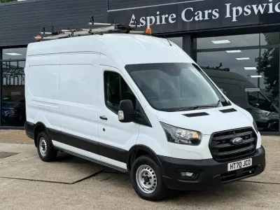 Used Ford Transit S 130 HP (95 kW) 2021 White Van