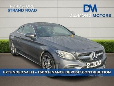 Used Mercedes C200 AMG line 184 HP (135 kW) 2019 Grey Coupe