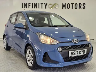 Usado Hyundai i10 SE 66 HP (48 kW) 2017 Azul Citadino