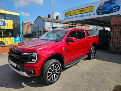 Used Ford Ranger Platinum 2023 Red Pickup