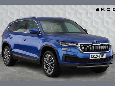 Used Skoda Kodiaq SE L Executive 147 HP (108 kW) 2024 Race blue metallic SUV