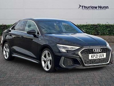 Black Used 2021 Audi A3 S-Line Sedan | £19,123 (Fair price)