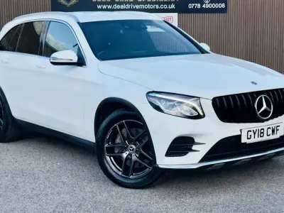 Used Mercedes GLC220 AMG line 170 HP (125 kW) 2018 White SUV