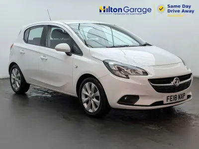 Used Vauxhall Corsa 90 HP (66 kW) 2018 White Hatchback