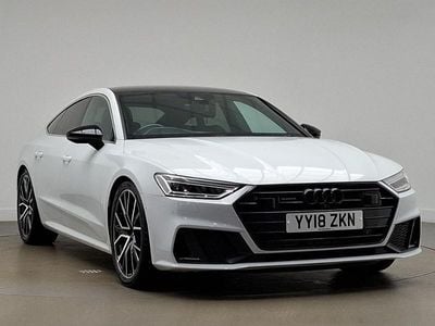Used Audi A7 S-Line 286 HP (210 kW) 2018 White Hatchback