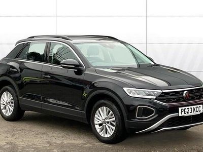 Black Used 2023 VW T-Roc Life SUV | £18,120 (Fair price)