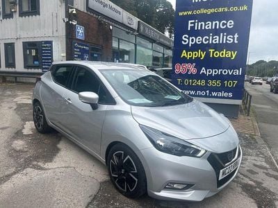 Used Nissan Micra Acenta 92 HP (67 kW) 2022 Silver Hatchback