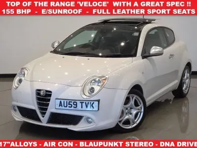 Begagnad Alfa Romeo MiTo Veloce 155 HK (114 kW) 2009 Vit Halvkombi