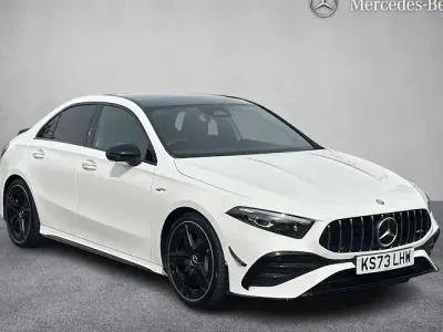 Used Mercedes A35 AMG Premium Plus 306 HP (225 kW) 2023 White Sedan