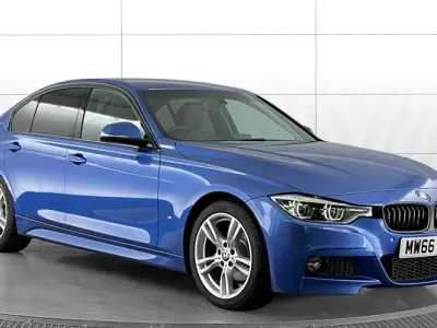 Used BMW 330e M Sport 252 HP (185 kW) 2016 Blue Sedan