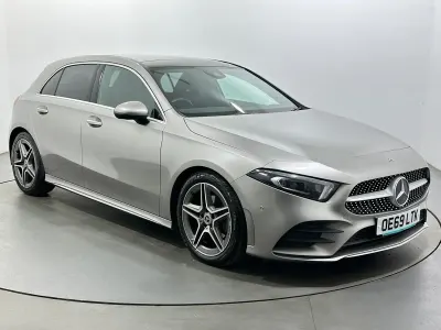 Used Mercedes A200 AMG Line Premium Plus 163 HP (119 kW) 2020 Silver Hatchback
