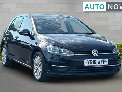 Used VW Golf VII SE 123 HP (90 kW) 2018 Black Hatchback