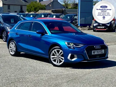 Used Audi A3 Sportback Sport 150 HP (110 kW) 2020 Blue Hatchback
