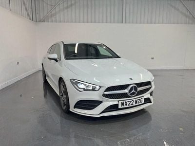 Used Mercedes CLA200 Shooting Brake AMG line 2022 White Estate