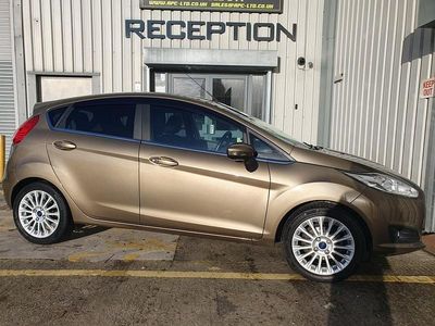Brown Used 2015 Ford Fiesta Titanium Hatchback | £8,495 (Fair price)