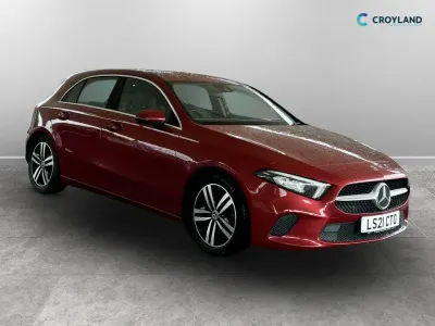 Used Mercedes A200 163 HP (119 kW) 2021 Red Hatchback