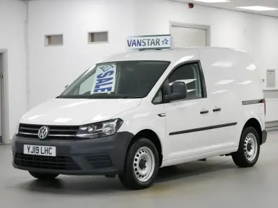 Begagnad VW Caddy Startline 102 HK (75 kW) 2019 Vit Minibuss