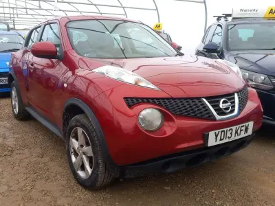 Used Nissan Juke Visia 94 HP (69 kW) 2013 Red SUV