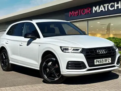 Begagnad Audi Q5 Black Edition 2019 Vit SUV