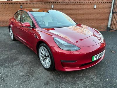 Red Used 2020 Tesla Model 3 Long Range AWD Sedan | £15,950 (Fair price)