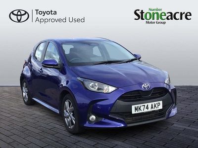 Used Toyota Yaris Hybrid 116 HP (85 kW) 2024 Blue Hatchback