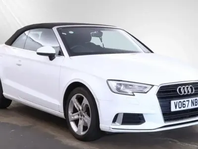 Used Audi A3 Cabriolet Sport 150 HP (110 kW) 2017 White Cabriolet