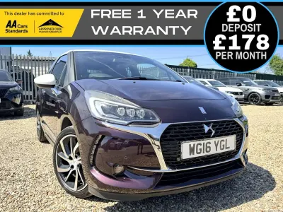 Used DS Automobiles DS3 Prestige 2016 Purple Hatchback