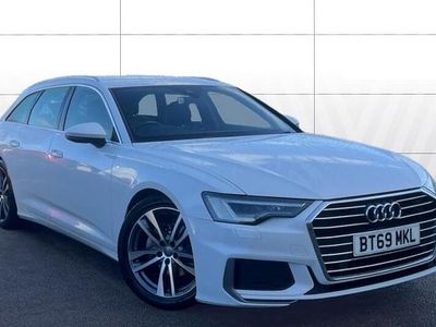 White Used 2019 Audi A6 S-Line Estate | £19,773 (Fair price)