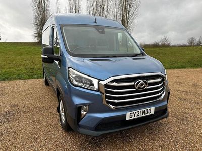 Used Maxus V90 163 HP (119 kW) 2021 Blue Van