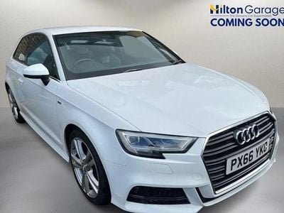 Used Audi A3 S-Line 110 HP (80 kW) 2016 White Hatchback