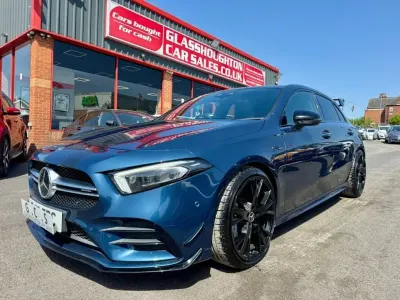 Used Mercedes A35 AMG Premium Plus 2019 Blue Hatchback