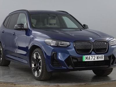 Blue Used 2022 BMW iX3 M Sport SUV | £29,500 (Fair price)