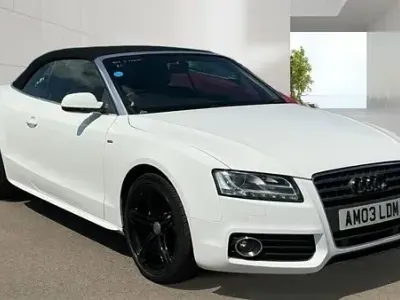 Used Audi A5 Cabriolet S-Line 2011 White Cabriolet