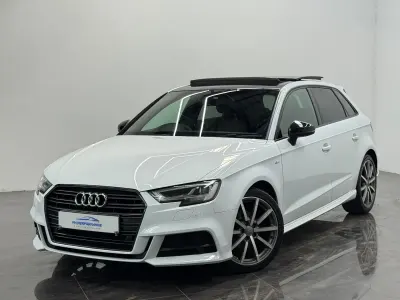 Used Audi A3 Sportback Black Edition 150 HP (110 kW) 2017 White Hatchback