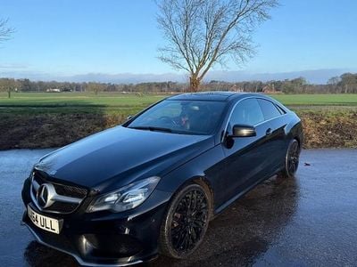 Black Used 2014 Mercedes E250 AMG line Coupe | £7,790 (Super price)