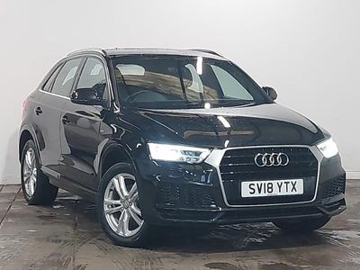Used Audi Q3 S-Line 150 HP (110 kW) 2018 Black SUV