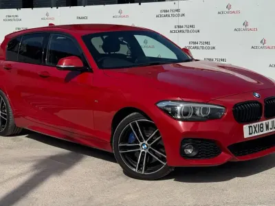 Used BMW 118 M Sport 2018 Red Hatchback