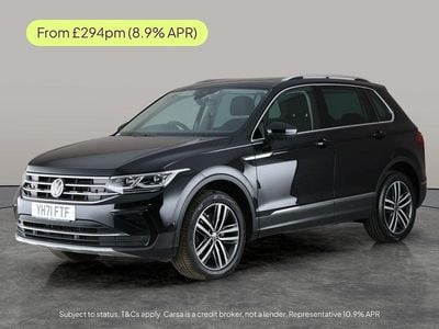 Black Used 2021 VW Tiguan Elegance SUV | £18,583 (Good price)