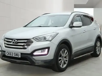 Used Hyundai Santa Fe Premium 197 HP (144 kW) 2013 Silver SUV