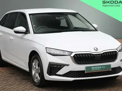 Used Skoda Scala SE 116 HP (85 kW) 2025 Moon white metallic Hatchback