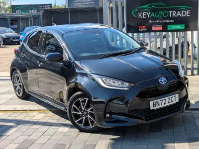 Used Toyota Yaris Hybrid Design 2022 Black Hatchback