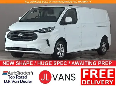 Used Ford Transit Custom Limited 136 HP (100 kW) 2024 White Van