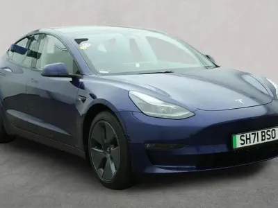 Used Tesla Model 3 Long Range AWD 366 kW (498 HP) 2021 Blue Sedan