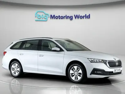 Used Skoda Octavia SE Technology 116 HP (85 kW) 2021 White Estate